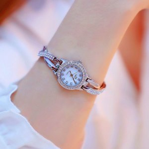 BS Steel Belt Full Diamond Exquisite Ladies Watch Waterproof Watch For Women 5