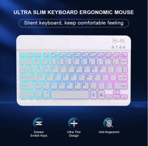 ph Gaming Keyboard RGB Backlit Compact 78 Keys Portable Wireless Office Keyboard For Laptop PC Computer Gamer