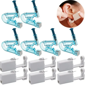 1pc Disposable Ear Piercing Gun Kit, Disinfect Earring Piercer Machine Studs Safety Nose Clip Body Jewelry Piercing Tool 3