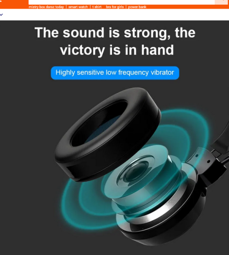 Gaming Headsets Surround Sound Stereo Wired Earphones USB Microphone Colorful Light PC Game Headset