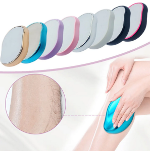 Nano Crystal Painless and Easy Hair Remover Washable Reusable Hair Removal Tools Glass Foot Scrubber Foot Plate File Skin Care