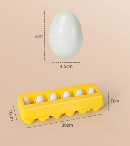 12 Matching Eggs Montessori Sensory Baby Toys Easter Eggs Chicken Colors Shapes Sorter Learning Educational Toy For Kids Gifts 5