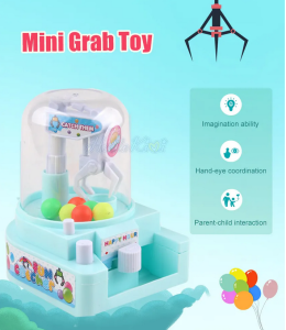 HelloKimi Mini Claw M achine Kids Grab Ball Candy Doll Machine Candy Catcher Gum Crane Kids Party Toys Role Play Baby Toys Desktop Claw Baby Children Crane