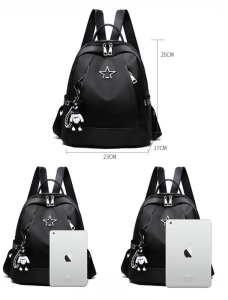 Fashion Backpack for Women's Large Capacity Casual Nylon Backpack Mommy Bag Designer Luxury Shoulder Bag 6