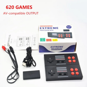 USB Video Game Console Built in 620 Classic Games AV Output Retro Portable TV GAME Console Wireless Gamepad 3