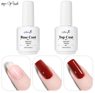 Myyeah Nail Art UV Gel Base Varnish Top Coat LED Lamp Light Cure Drying Soak Off Reinforce Salon Home DIY Manicure Design Tools Devices 3