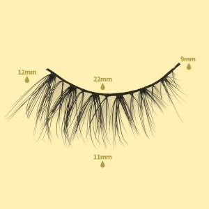 MAGEFY 10 Pairs Pack Eyelashes Extensions Sexy Cat Eye False Eyelashes Natural Look Mink Lashes Strip Lashes For Women Daily 3