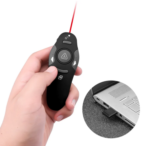 Kebidu 2.4G Wireless Presenter Pen Pointers USB RF Remote Control PPT Powerpoint Presentation
