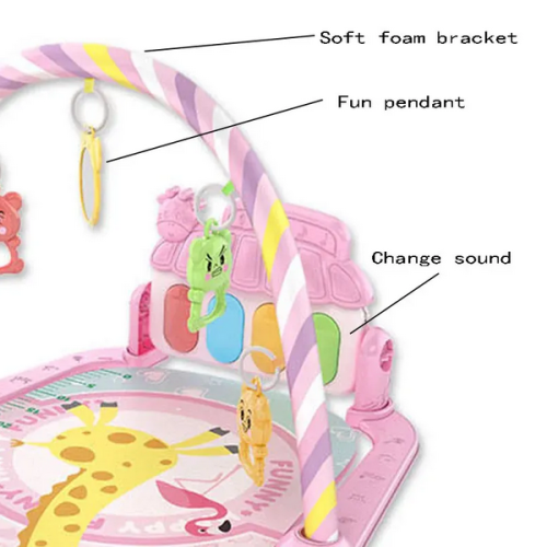 Baby Fitness Stand Toys Newborn Baby Music Pedal Qin Fitness Equipment Climbing Pad Toys Hot Selling