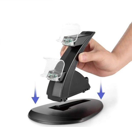 Controller Charger Dock LED Dual USB PS4 Charging Stand Station Cradle for Sony Playstation 4 PS4 / PS4 Pro /PS4 Slim Controller