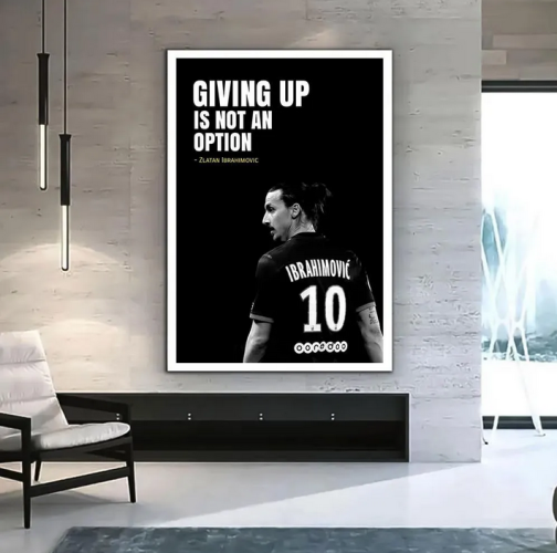 Watercolor Soccer Star Wall Art Poster World Renowned Idol Home Decor High Quality Canvas Painting Mural Collection Unique Pictu