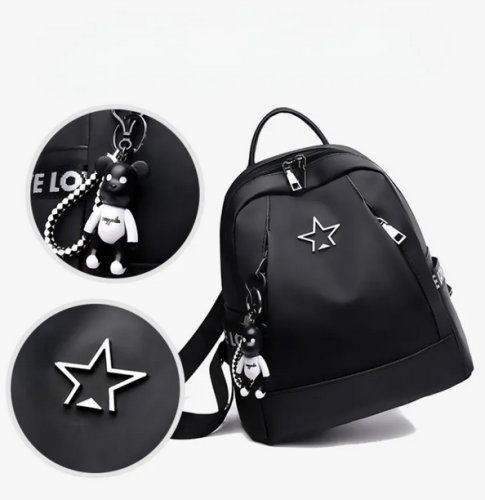 Fashion Backpack for Women's Large Capacity Casual Nylon Backpack Mommy Bag Designer Luxury Shoulder Bag