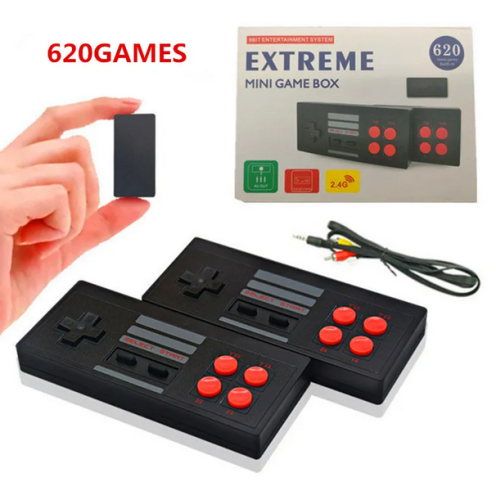 USB Video Game Console Built in 620 Classic Games AV Output Retro Portable TV GAME Console Wireless Gamepad