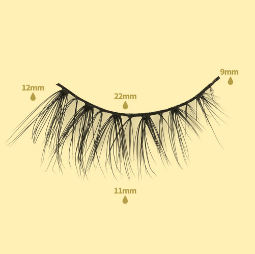 MAGEFY 10 Pairs Pack Eyelashes Extensions Sexy Cat Eye False Eyelashes Natural Look Mink Lashes Strip Lashes For Women Daily
