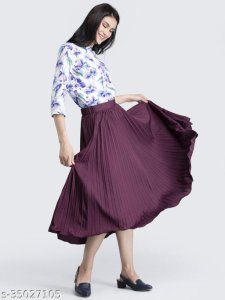 Designer Latest Women Western Skirts 7