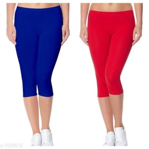 Women's Trendy Cotton Lycra Capris Combo Vol 1 3