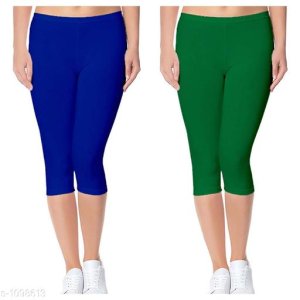 Women's Trendy Cotton Lycra Capris Combo Vol 1 4