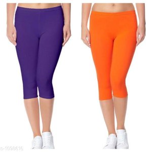 Women's Trendy Cotton Lycra Capris Combo Vol 1 6