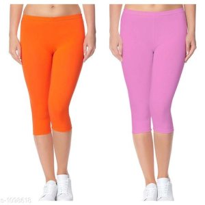 Women's Trendy Cotton Lycra Capris Combo Vol 1 8