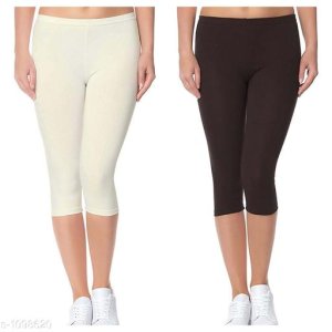 Women's Trendy Cotton Lycra Capris Combo Vol 1 10