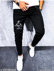 Men Denim Printed Jeans