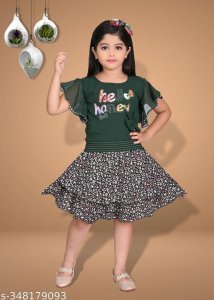 Cute Comfy Girls Top & Bottom Sets 3