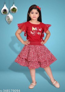 Cute Comfy Girls Top & Bottom Sets 4