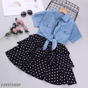 Agile Elegant Girls Top & Bottom Sets 3