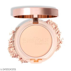 Shryoan 2 In 1 Oil Control Long Lasting Waterproof Compact Powder Compact (Natural, 16 g) 5