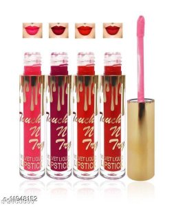Multicolor Matte lipsticks & Smudge Proof combo set 6