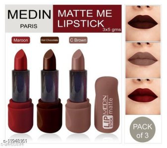 Multicolor Matte lipsticks & Smudge Proof combo set 11