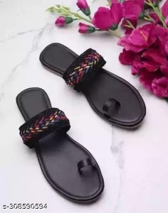  Syntethic Leather,EVA,Canvas Flat Sandals 3