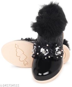 Fuzzy Beautiful Kids Girls Casual Shoes 3