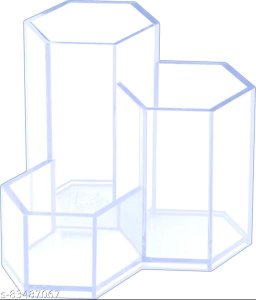 Omega Pen/Pencil Holder - Hexa Smoke Grey 4