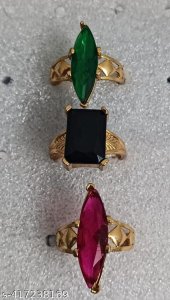 Shimmering Chunky Rings 4