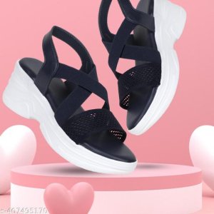  Mesh Wedge Sandals 4