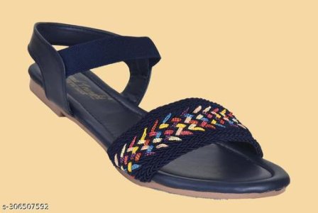  Pu Flat Sandals 5