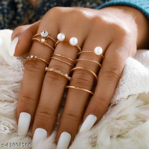 Shimmering Chunky Rings 4