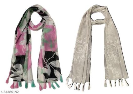 Versatile Fancy Women Scarves, Stoles & Gloves 4