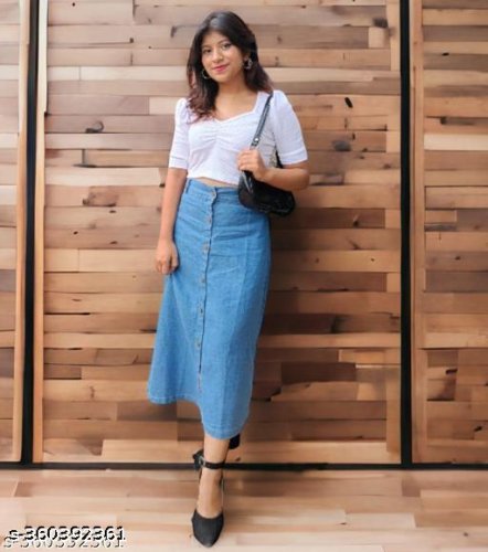 Fancy Latest Women Western Skirts