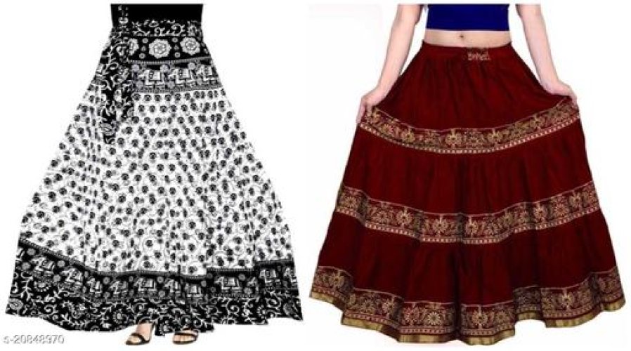 Casual Glamarous Women Western Skirts
