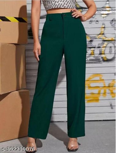 Stylish Feminine Women Women Trousers 