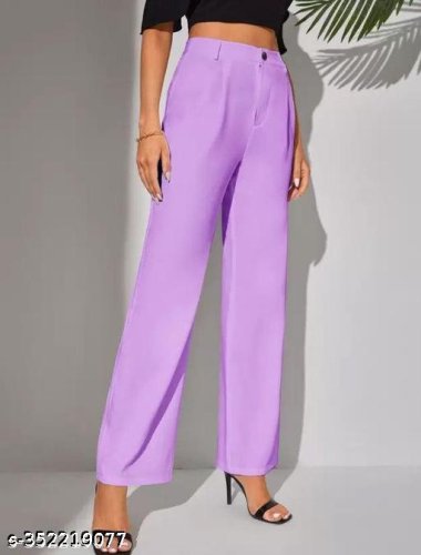 Stylish Feminine Women Women Trousers 