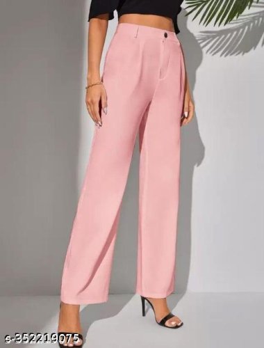 Stylish Feminine Women Women Trousers 