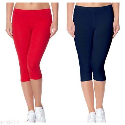 Women's Trendy Cotton Lycra Capris Combo Vol 1