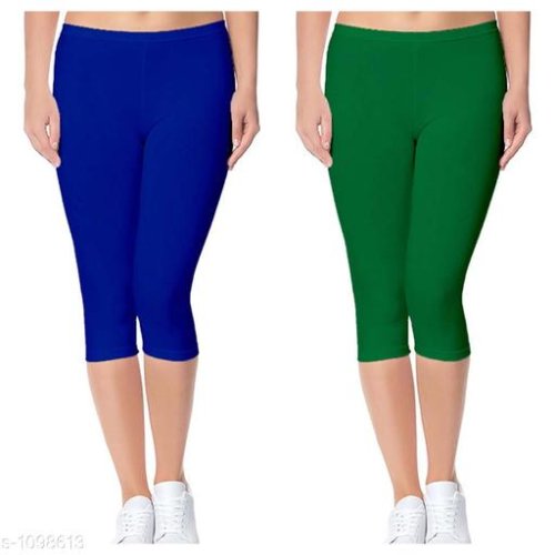 Women's Trendy Cotton Lycra Capris Combo Vol 1