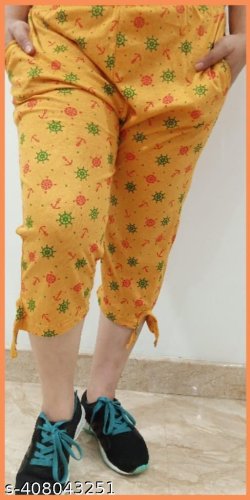 Trendy Feminine Women Capris