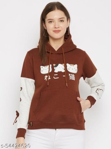 Fancy Feminine Women Sweatshirts