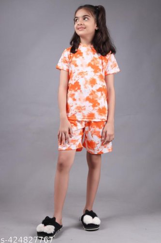 Cute Fancy Girls Top & Bottom Sets