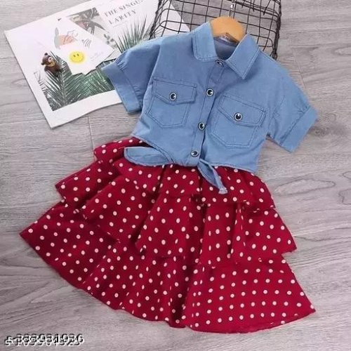 Agile Elegant Girls Top & Bottom Sets
